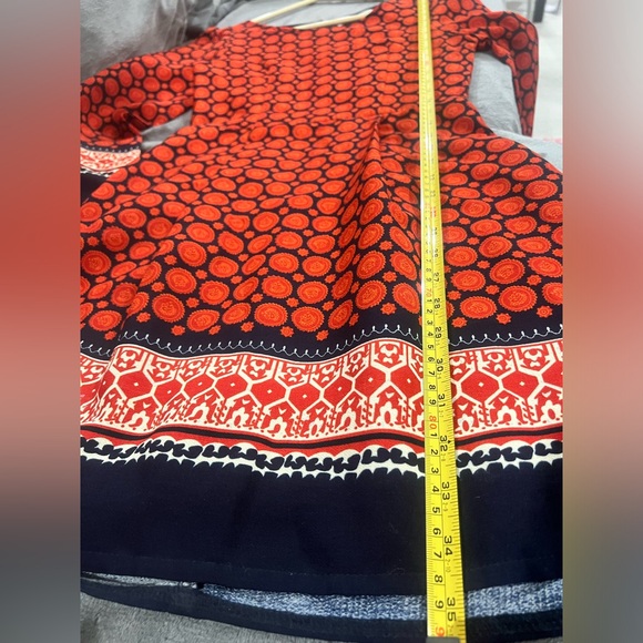 Gorgeous orange/red structured Anonyme dress - Picture 10 of 10